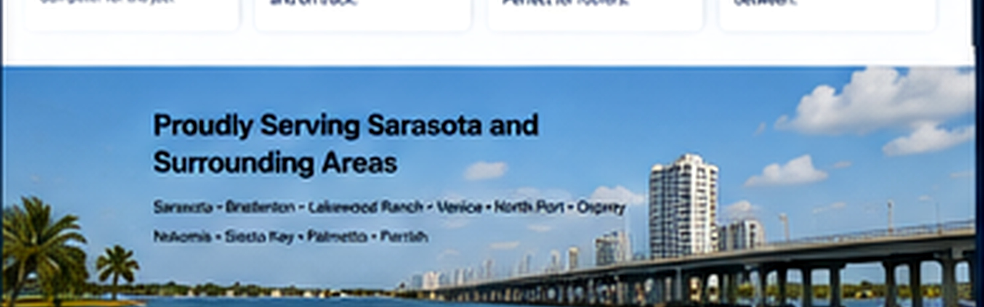 Manatee County Florida waterfront service area